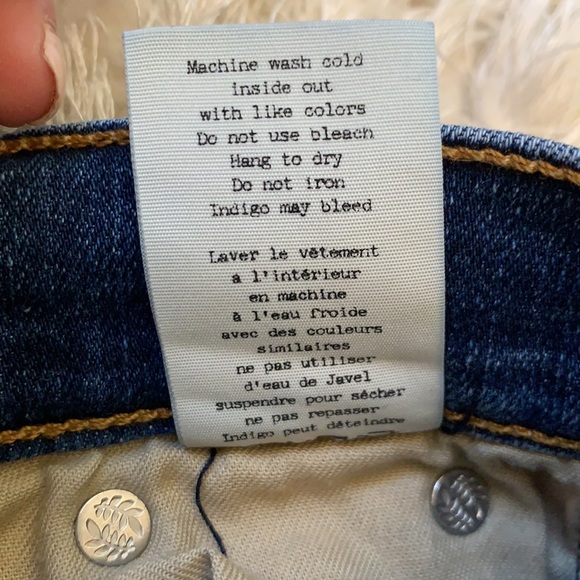 Rag & Bone High Rise Skinny Jeans Frayed in Bonnie - Picture 15 of 16